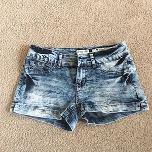 Acid Wash Shorts